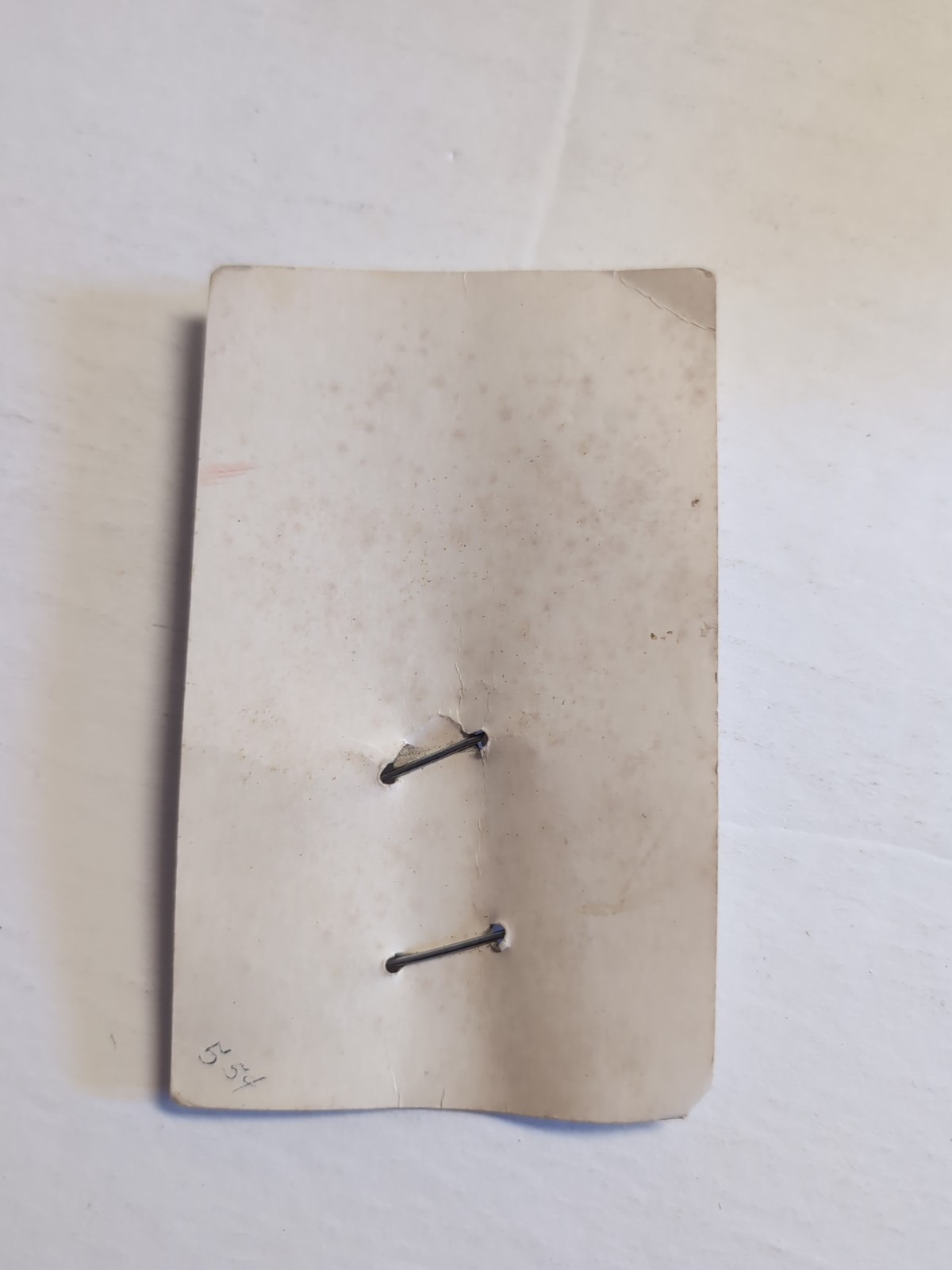 Vintage Baby’s First Medal Pink Silver Safety Pins