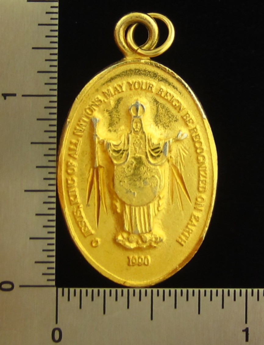 Vintage Saint Michael the Archangel Medal Patron Saint of Military Personnel