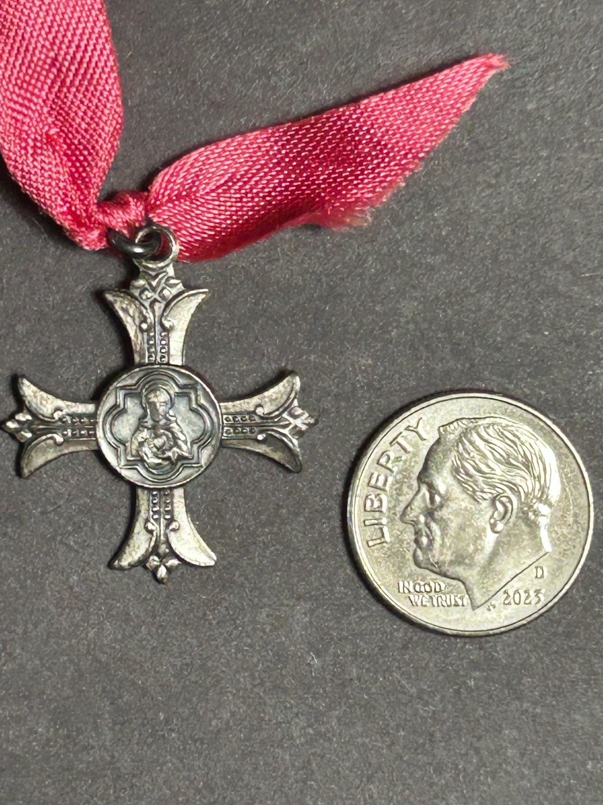 Vintage CatholicCrucifix & cross Pendant Lot St. Benedict IHS 4-Way Medal 8 Pc