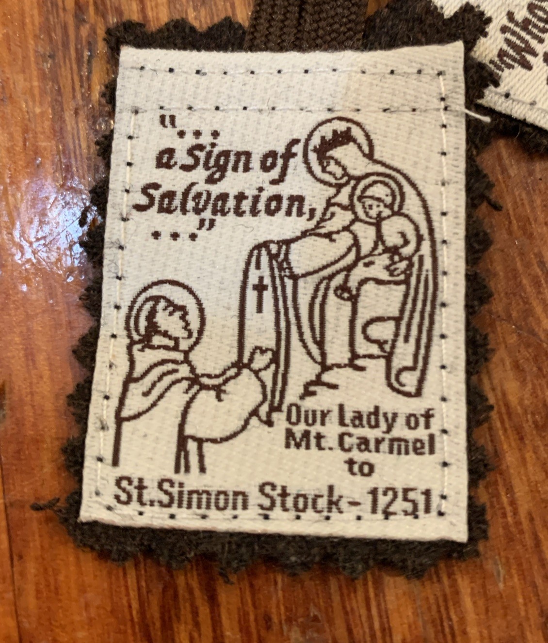 Brown Scapular, 10 Pack Bulk Scapulars Catholic Mary Our Lady Mount Carmel
