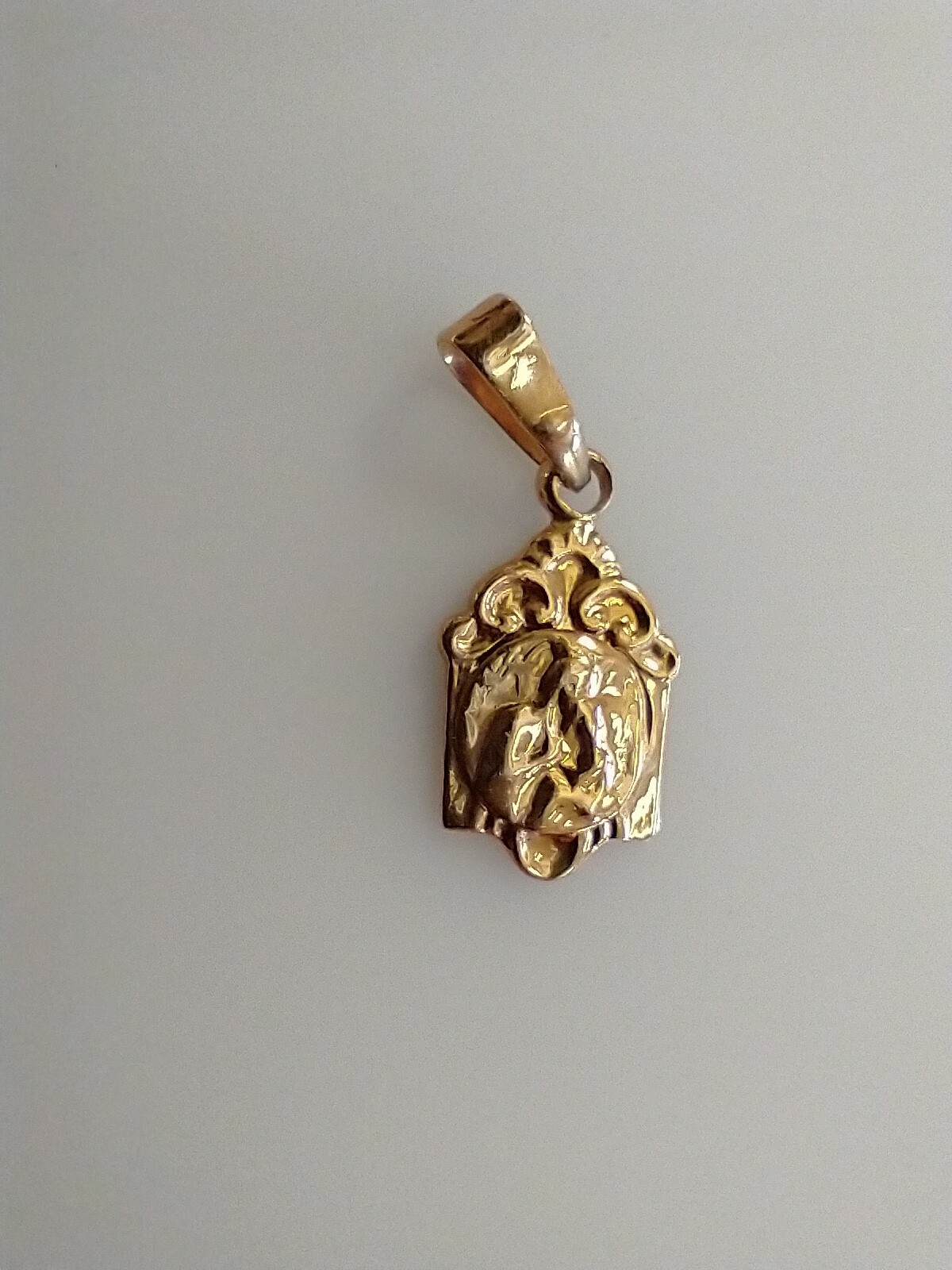 Catholic Tiny Small Vintage 14k Gold Religious Medal