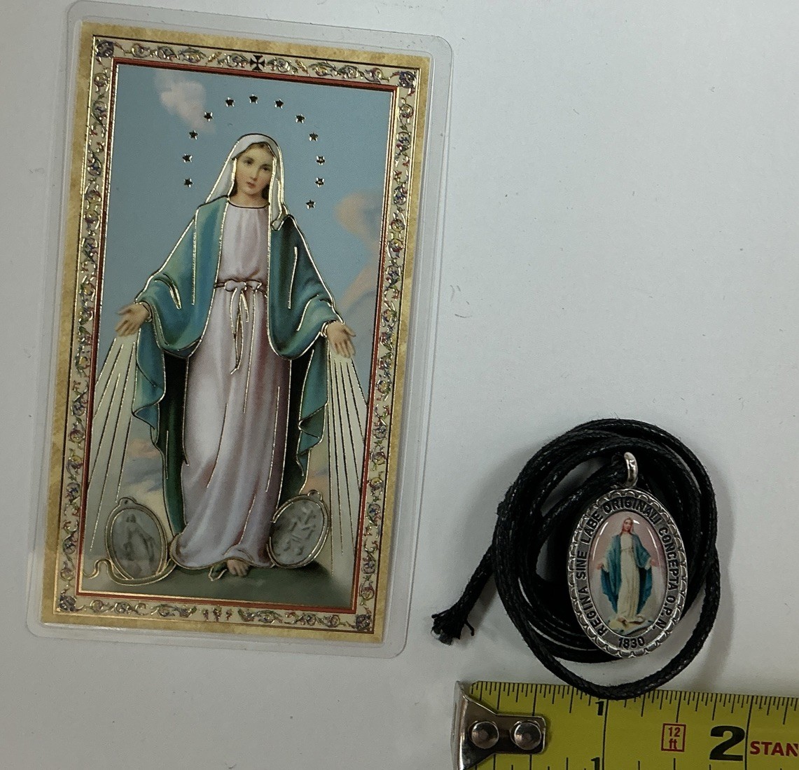 Miraculous Medal And Holy Card, Healing, Protection, Prayer, Exorcism In English