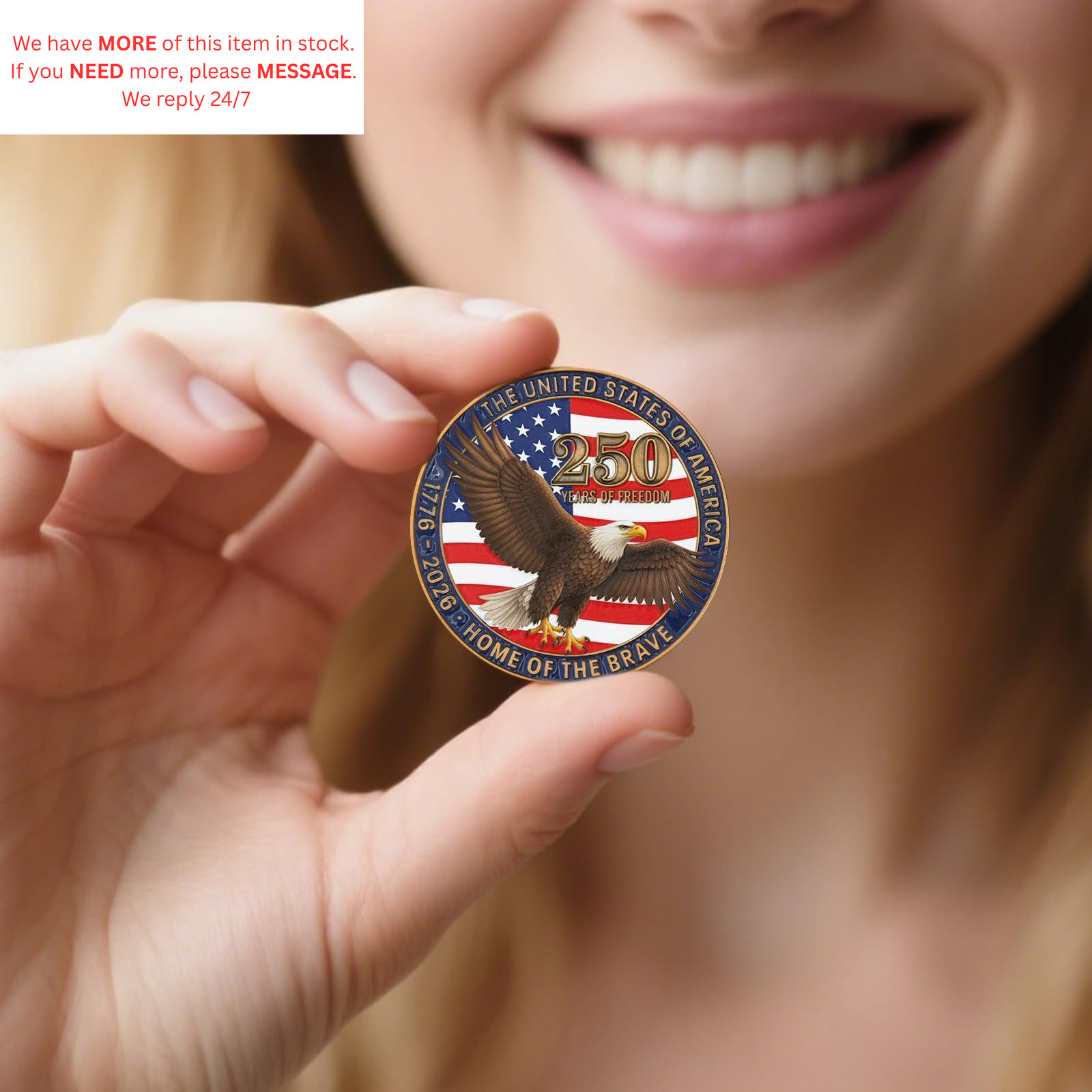 250th Anniversary United States of America Liberty Bell Souvenir Coin