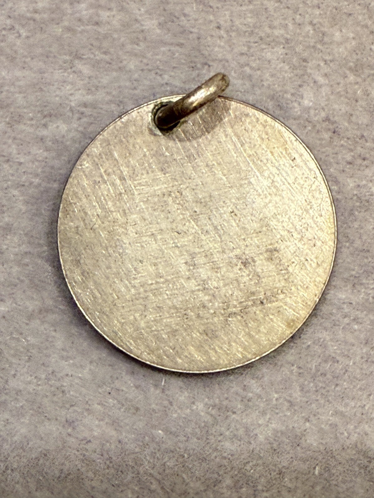 Vintage Religious Faith Hope Amor Medal Gold Tone Classic Pendant Charm (3148)