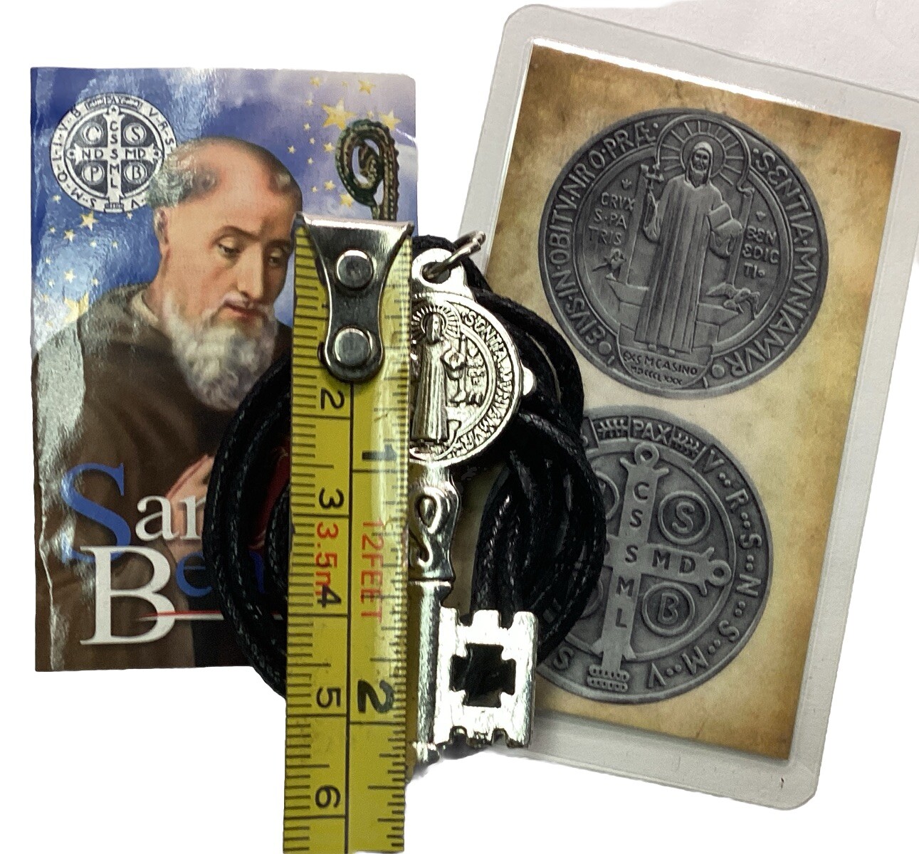 St Benedict Key Of Heaven San Benito Llave Del Cielo Protection Favors Holy Card