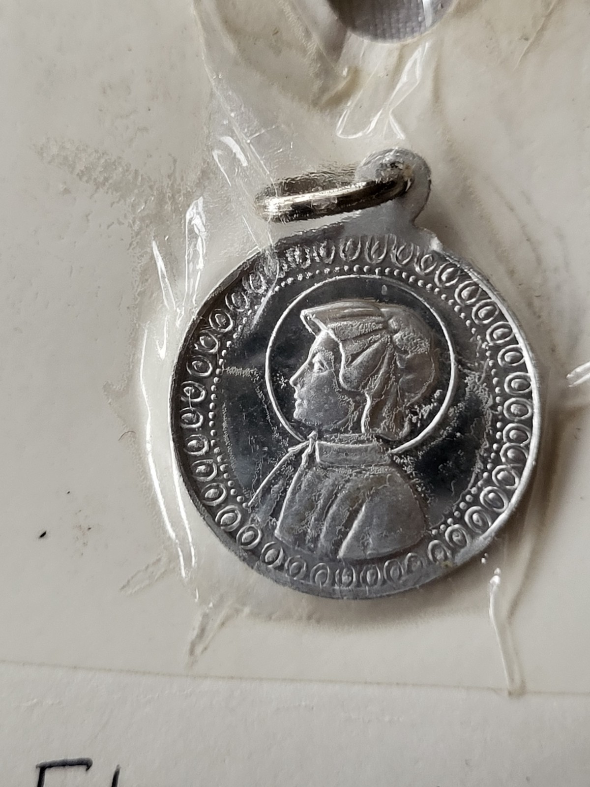 Vintage St Dominic de Guzman Elizabeth Ann Seton Anthony Holy Medals Cross ITALY