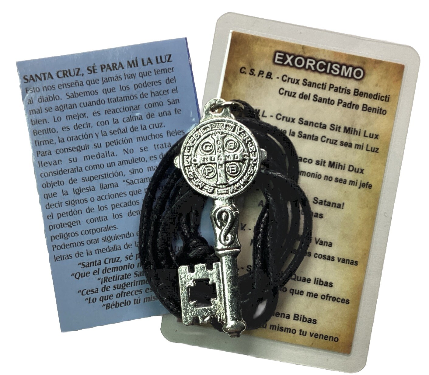 St Benedict Key Of Heaven San Benito Llave Del Cielo Protection Favors Holy Card