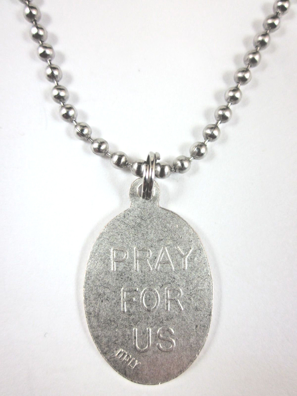 St Hedwig Eduwigis Medal Pendant Necklace 24″ Ball Chain Gift Box & Prayer Card