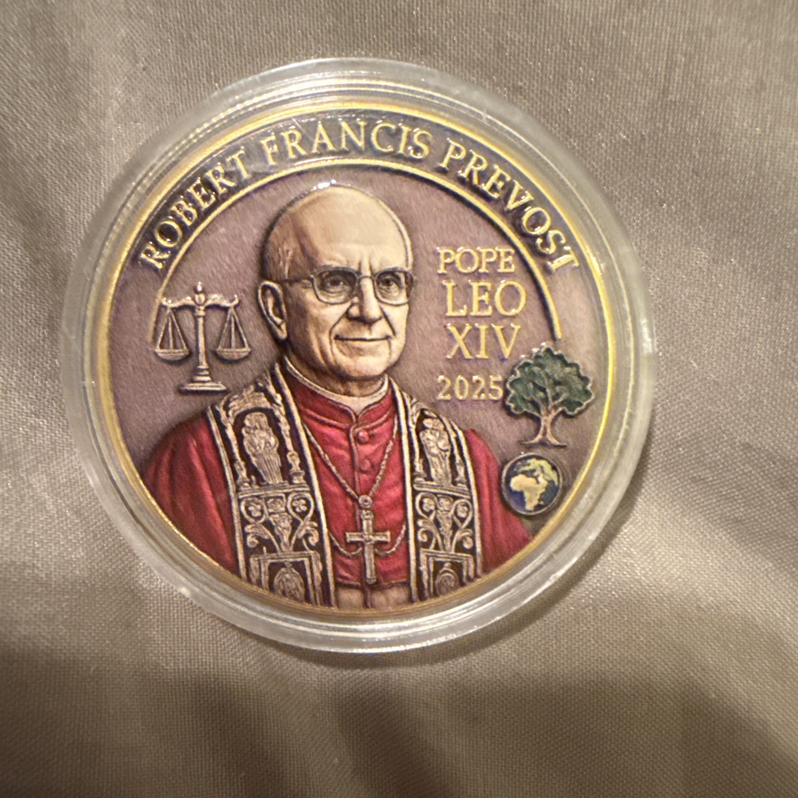 Beautiful Pope Leo VIX Commemorative Coin