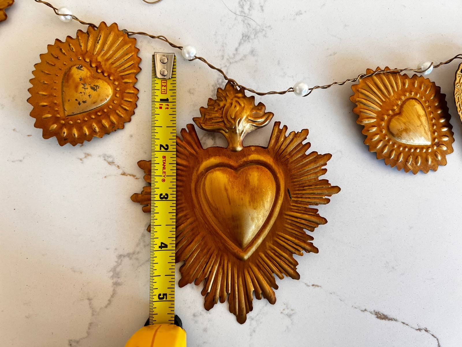 Sacred Heart Vintage Inspired Garland