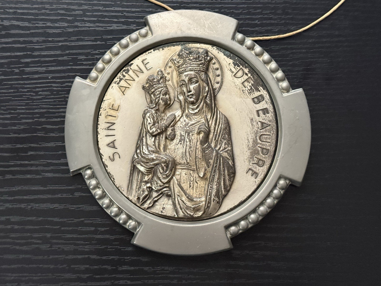 RARE Religious 1950’s Saint Anne de Beaupré Souvenir