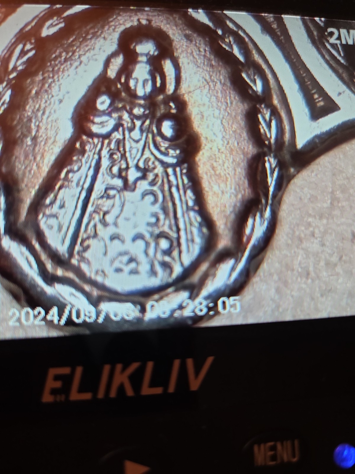 5.2 G HVH Vintage Multi Saint Medal Silver 925 Religious Holy Charm