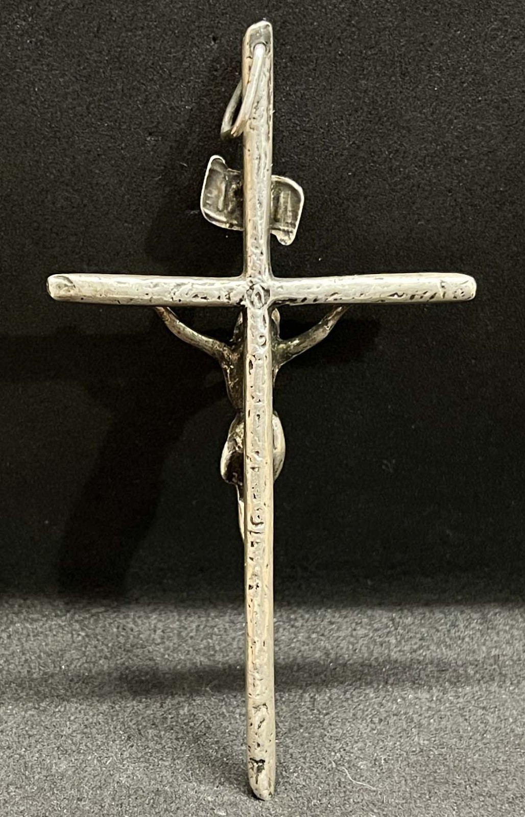 Antique silver cross Crucifix Jesus Christ, wonderful piece, excellent condition