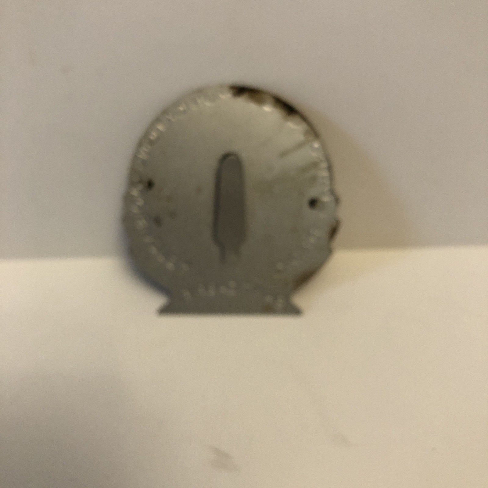 Metal SAINT GABRIEL Clip from the 1950s – For Car Visor