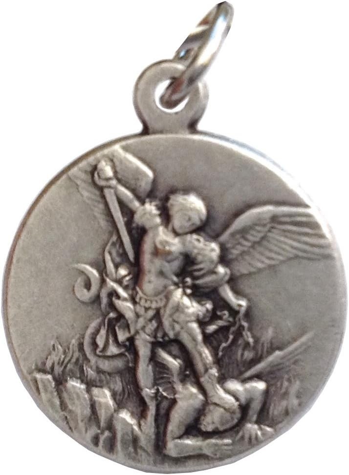 Saint Michael Archangel Medal Set – 100% Italian Craftsmanship in Gold & Silver