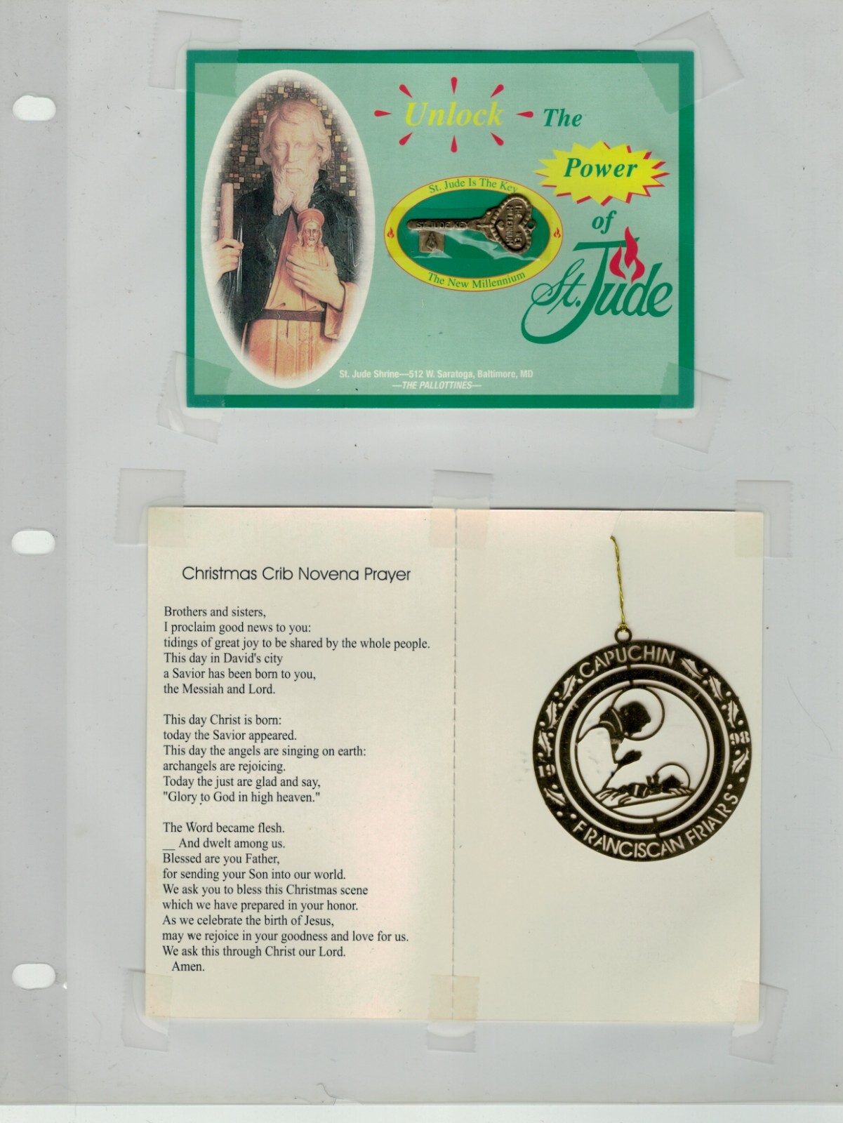 Collection of Catholic Tokens, Souvenirs, Charms, Brooches, ETC 1950s-2000s