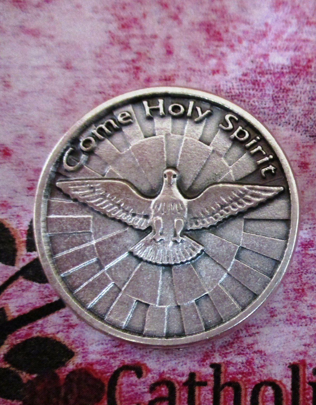 Come Holy Spirit … Fill the hearts of the faithful… – Pocket Coin / Token