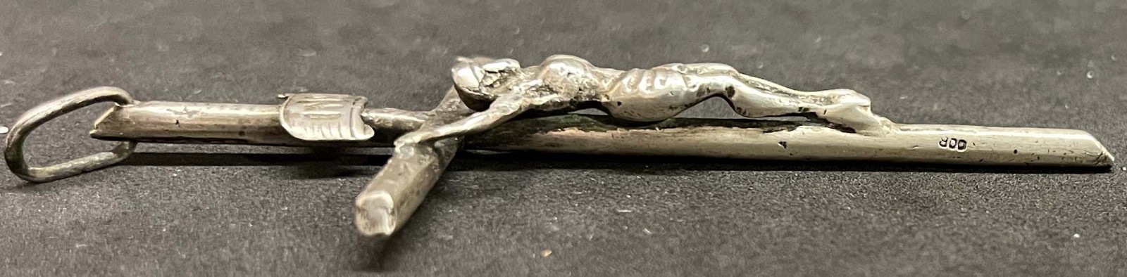 Antique silver cross Crucifix Jesus Christ, wonderful piece, excellent condition