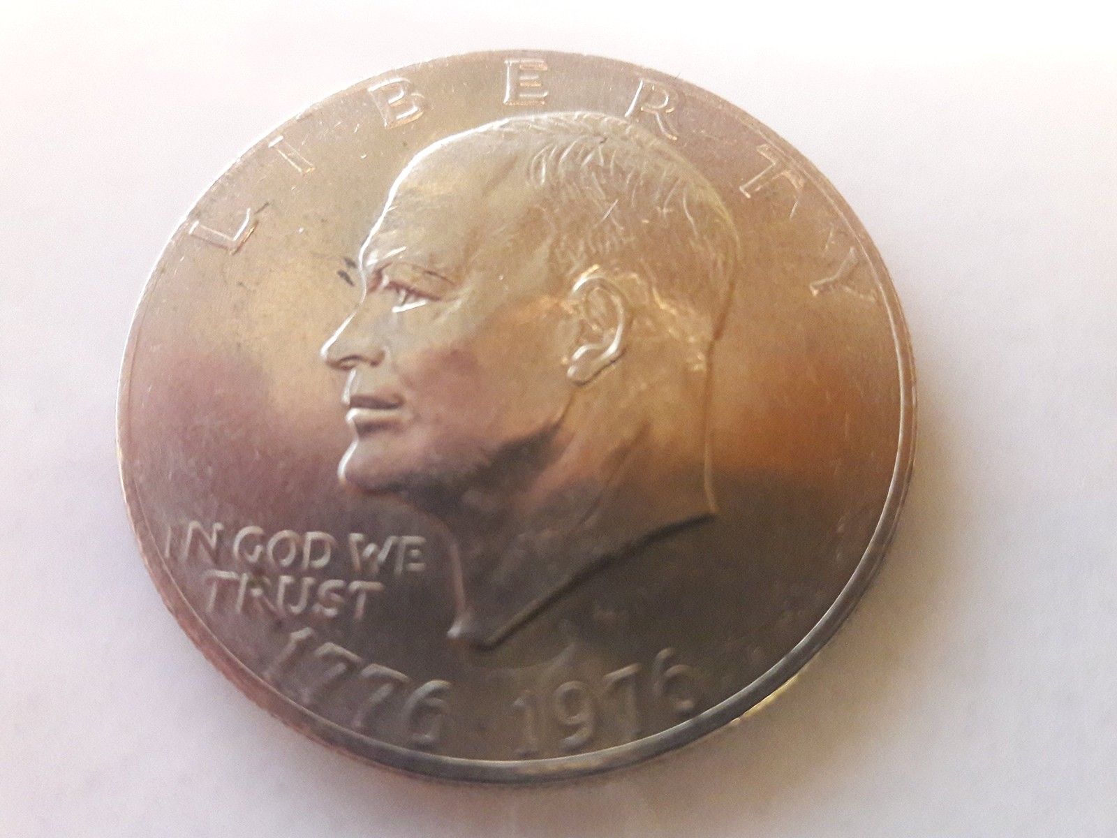 1976-1776 Bicetennial Eisenhower Dollar Coin IKE Dollar, Collectors Grey