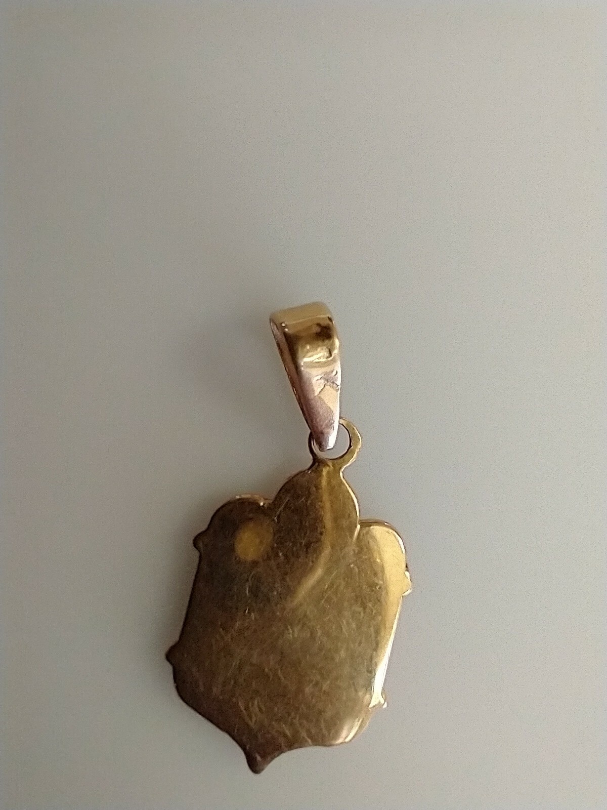 Catholic Tiny Small Vintage 14k Gold Religious Medal