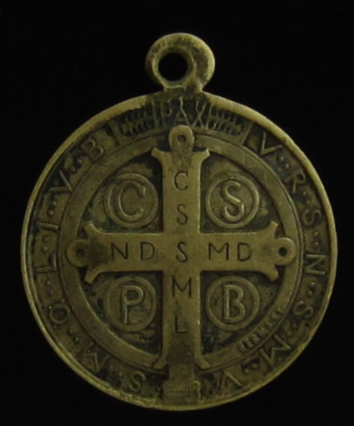 Vintage Saint Benedict Medal Religious Holy Catholic Patron Saint of Europe