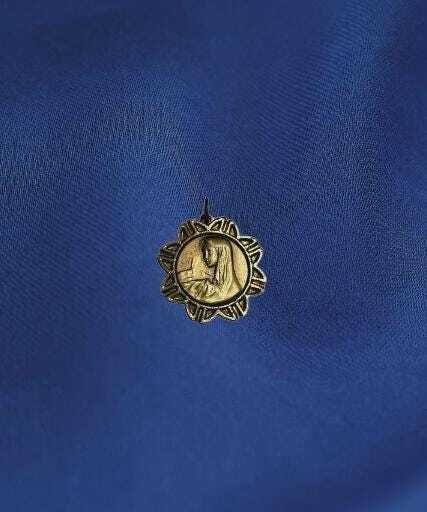Our Lady of Sorrows vintagemedal Made in Germany- Medalla antigua de La Dolorosa