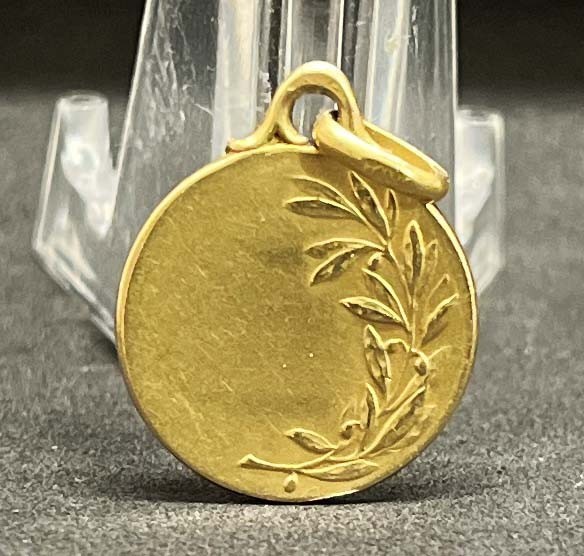 France 1910´ antique Sacred Heart of Jesus Christ, gold bath, medal, beauty!