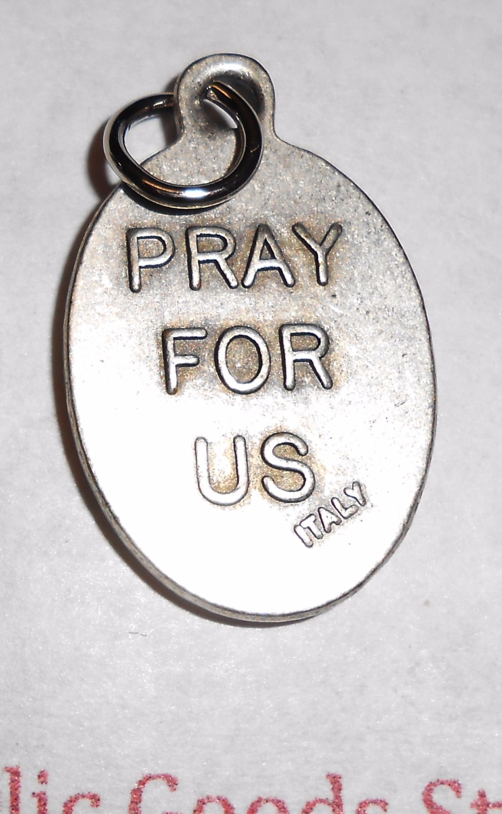 Saint St. Paul – Pray for Us – Italian Antique Silver tone OX 1 inch Medal