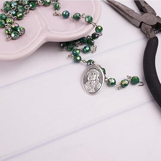 Needzo Ecce Homo & Mater Dolorosa Medals 0.75″, 5-Pack for Rosary/Crafts