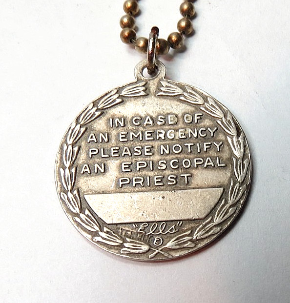 Vintage Sterling Silver Episcopal Jesus Christ Savior Necklace’s Pendant