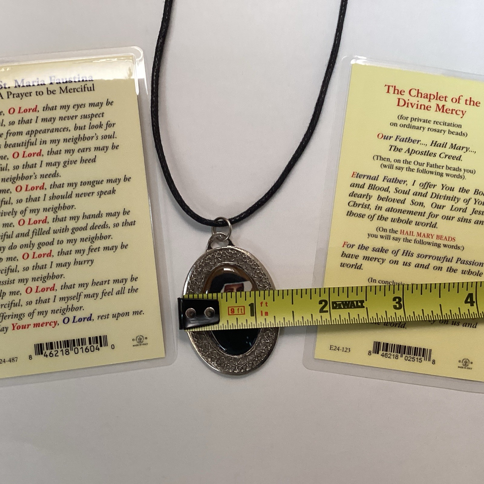 Medal Divine Mercy, Sor Faustina, Medalla Divina Misericordia Prayer Protection
