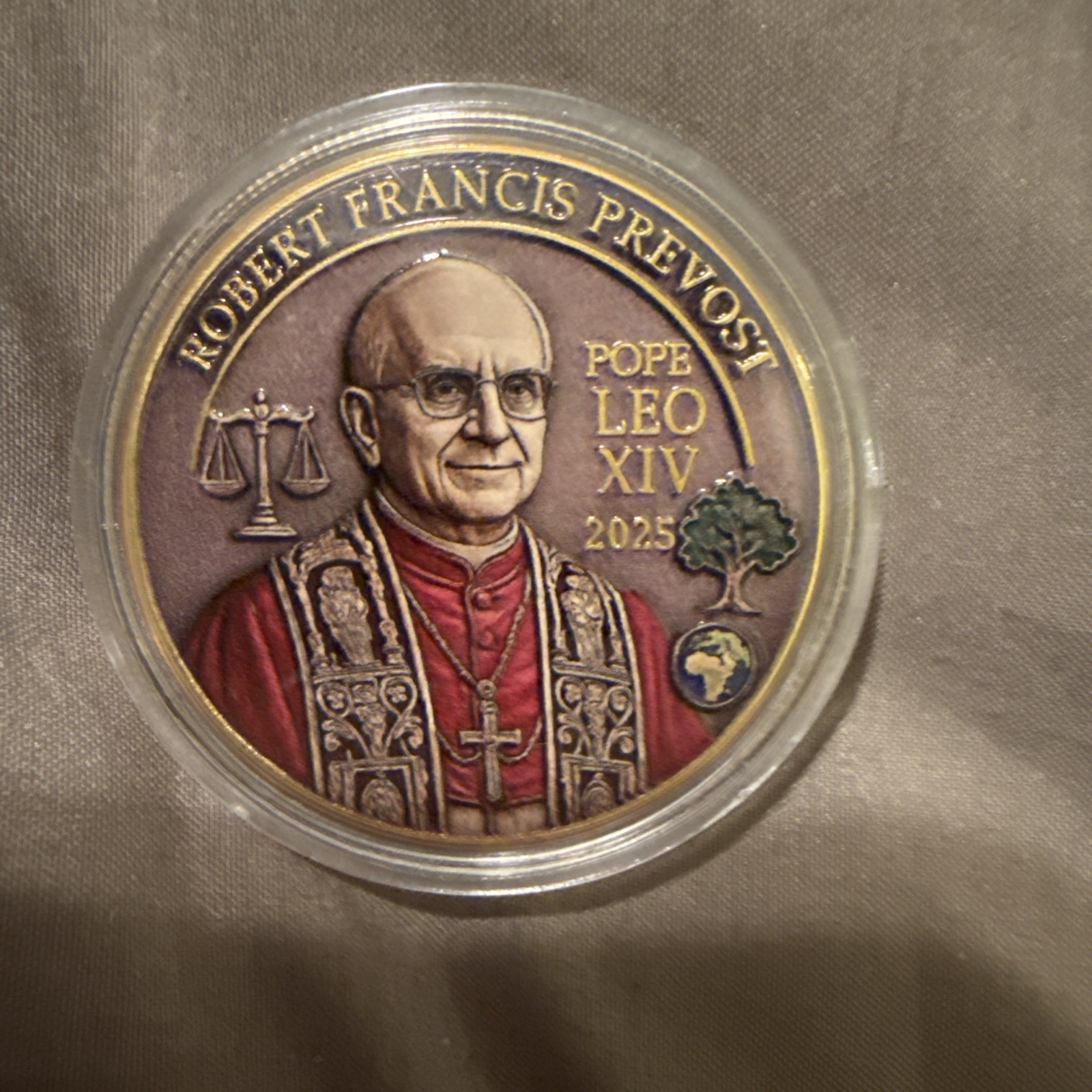 Beautiful Pope Leo VIX Commemorative Coin