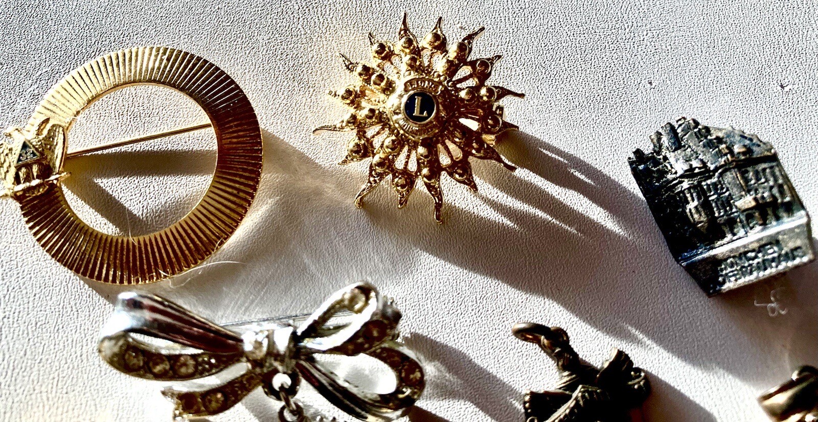 Nice Collection of Assorted Vintage Organizational/Religious Pins/Gold Toned/925
