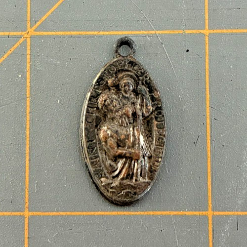 Vintage / Antique St Christopher Medal