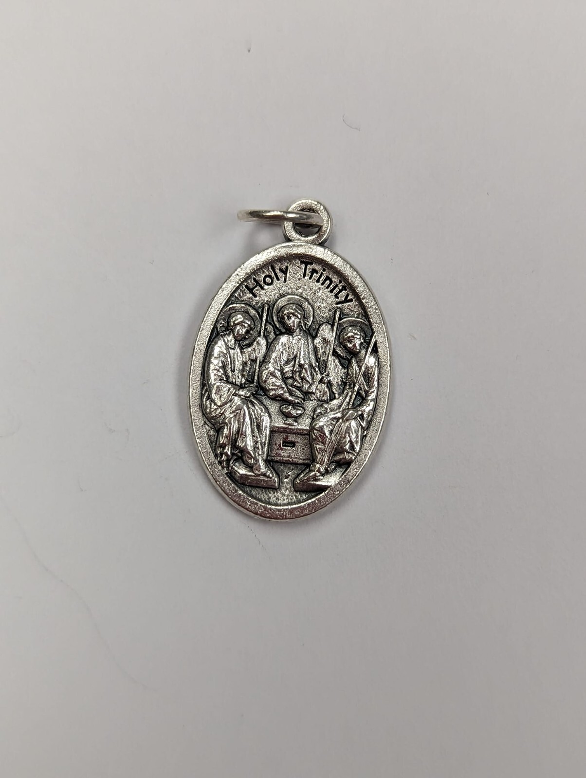 HOLY TRINITY – Father Son & Holy Spirit MEDAL Made in Italy – PRAY FOR US