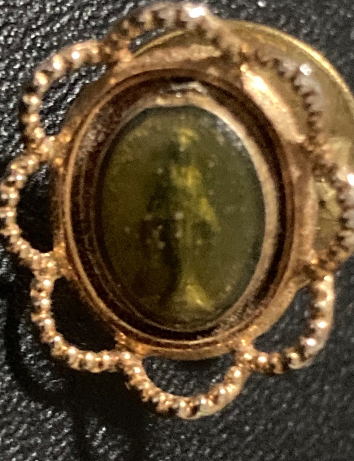 Vintage St Dymphna Pin