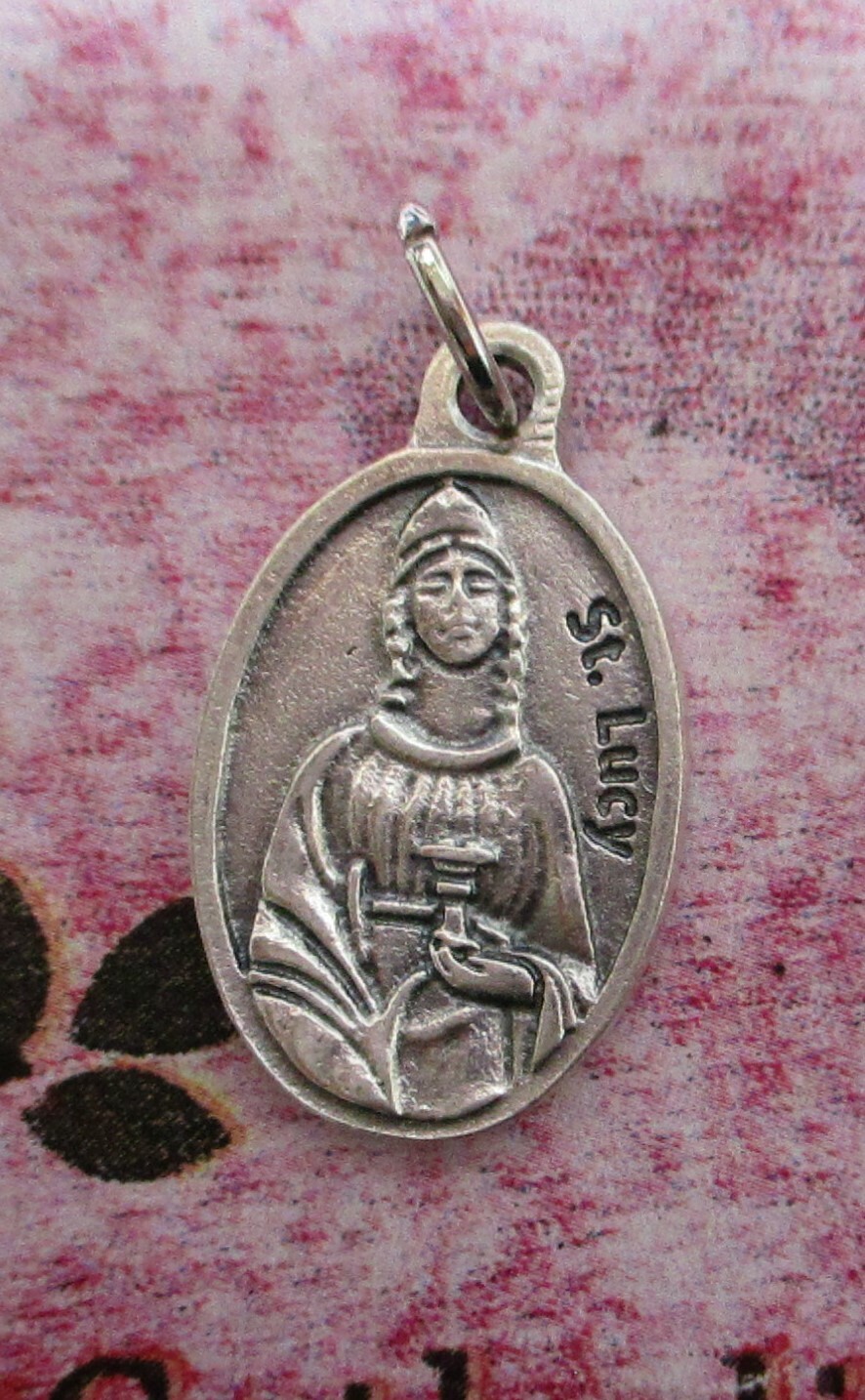 Saint Lucy + Relic – OX 1 inch Medal