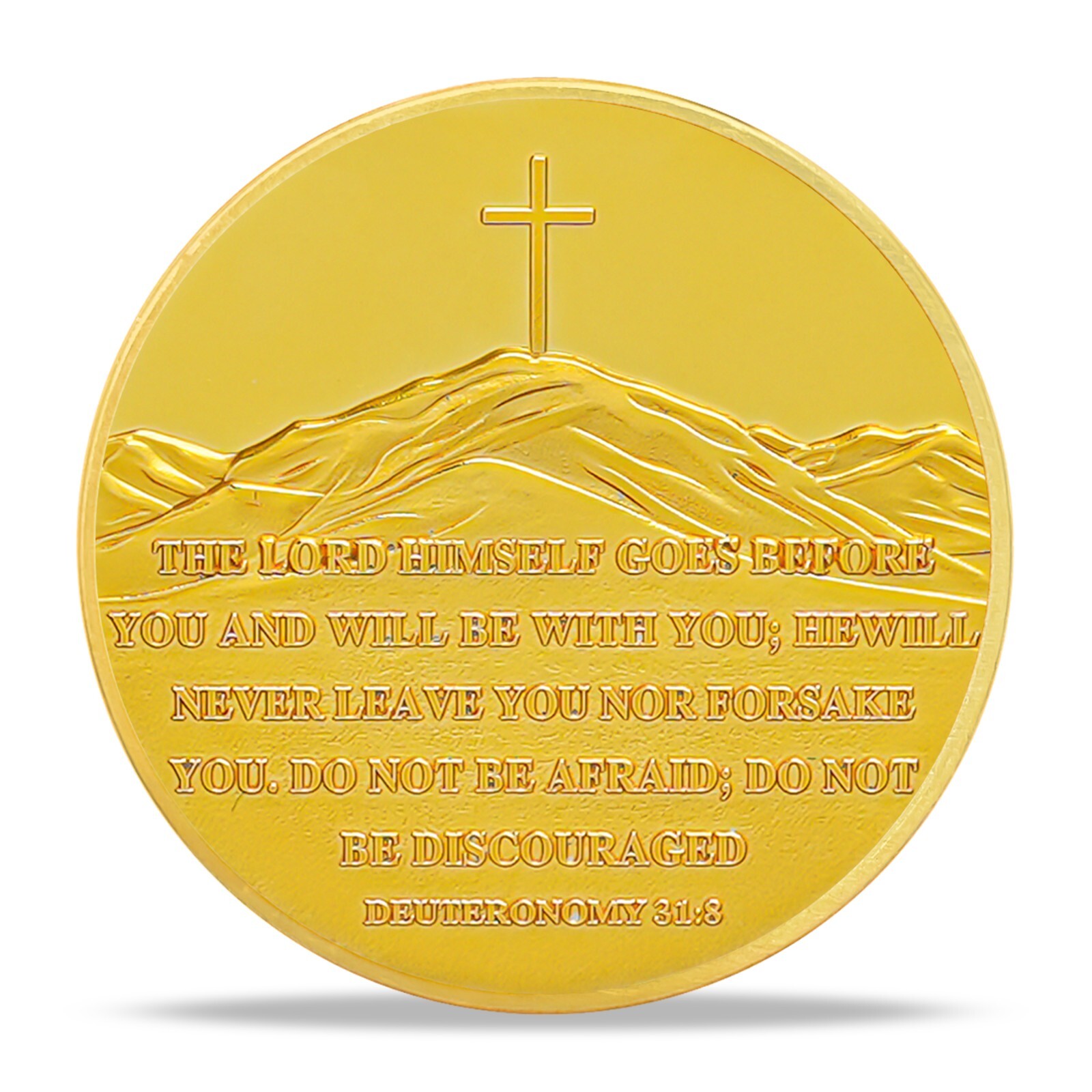 Footprints in the Sand Coins 5Pack – Christian Bible Verse Challenge Coin Medals