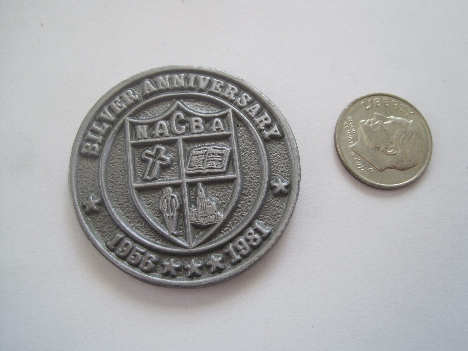 Texas About Our Masters Business 1981 Coin Anniversary Nacba Christian