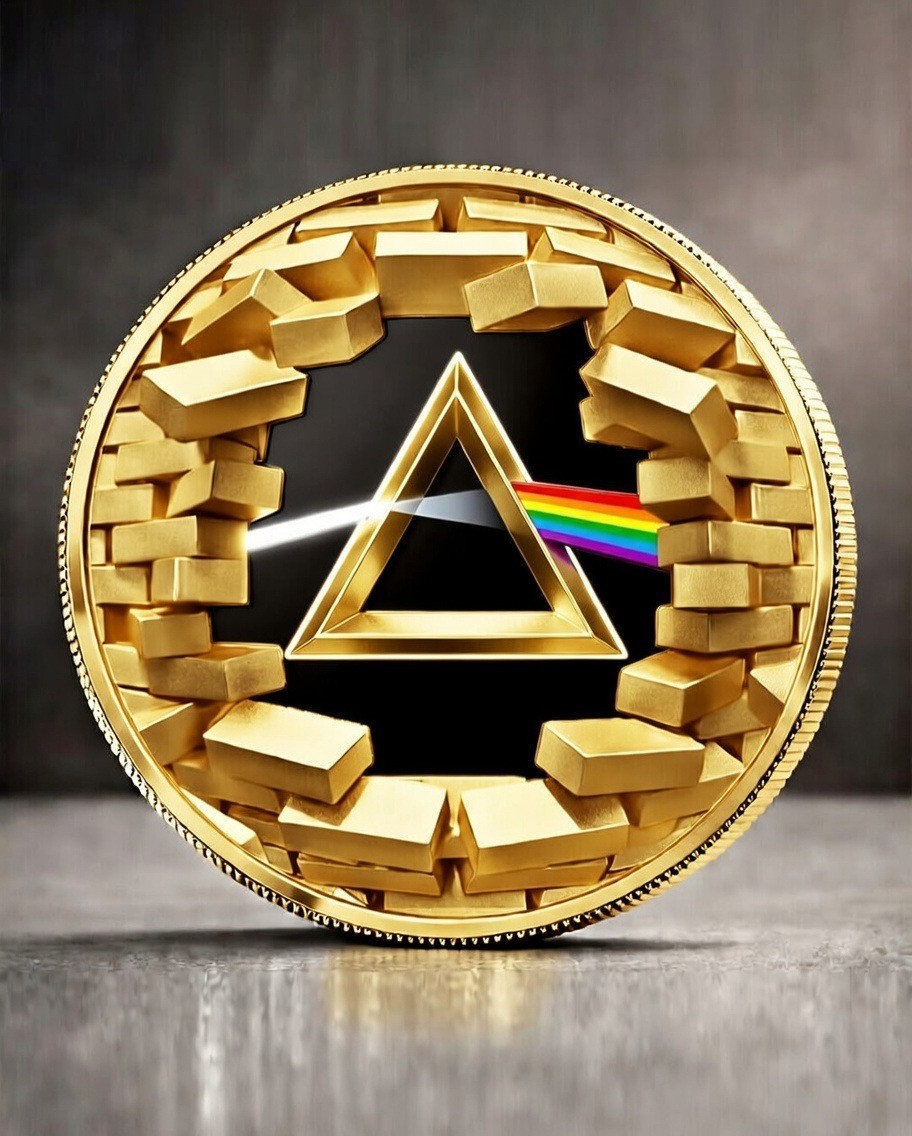 Pink Floyd Commemorative Coin The Dark Side of the Moon The Wall Rock Music