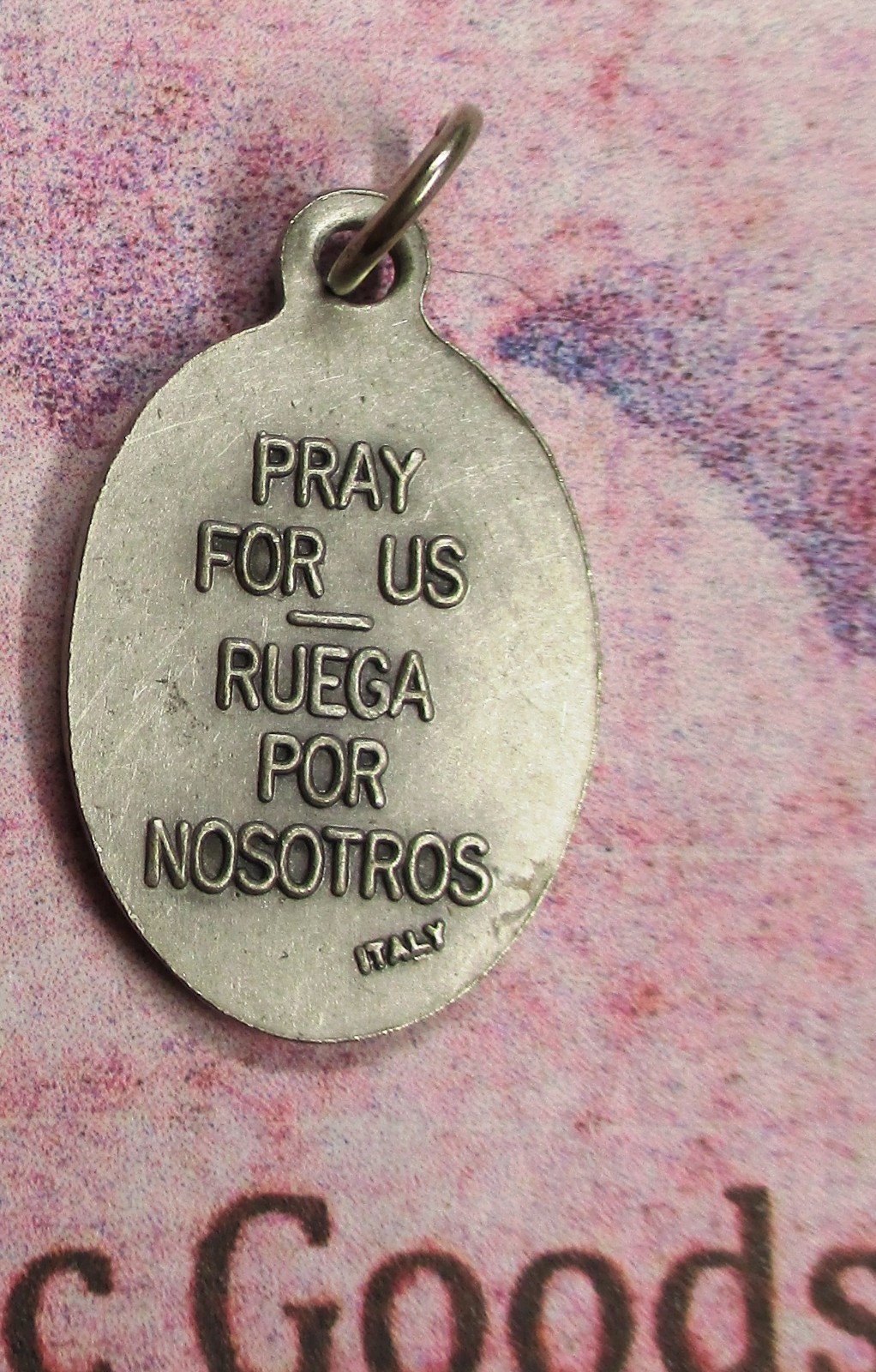 St. Saint Theresa of Avila – Pray for Us (Spanish) – Silver-tone OX 1″ Medal
