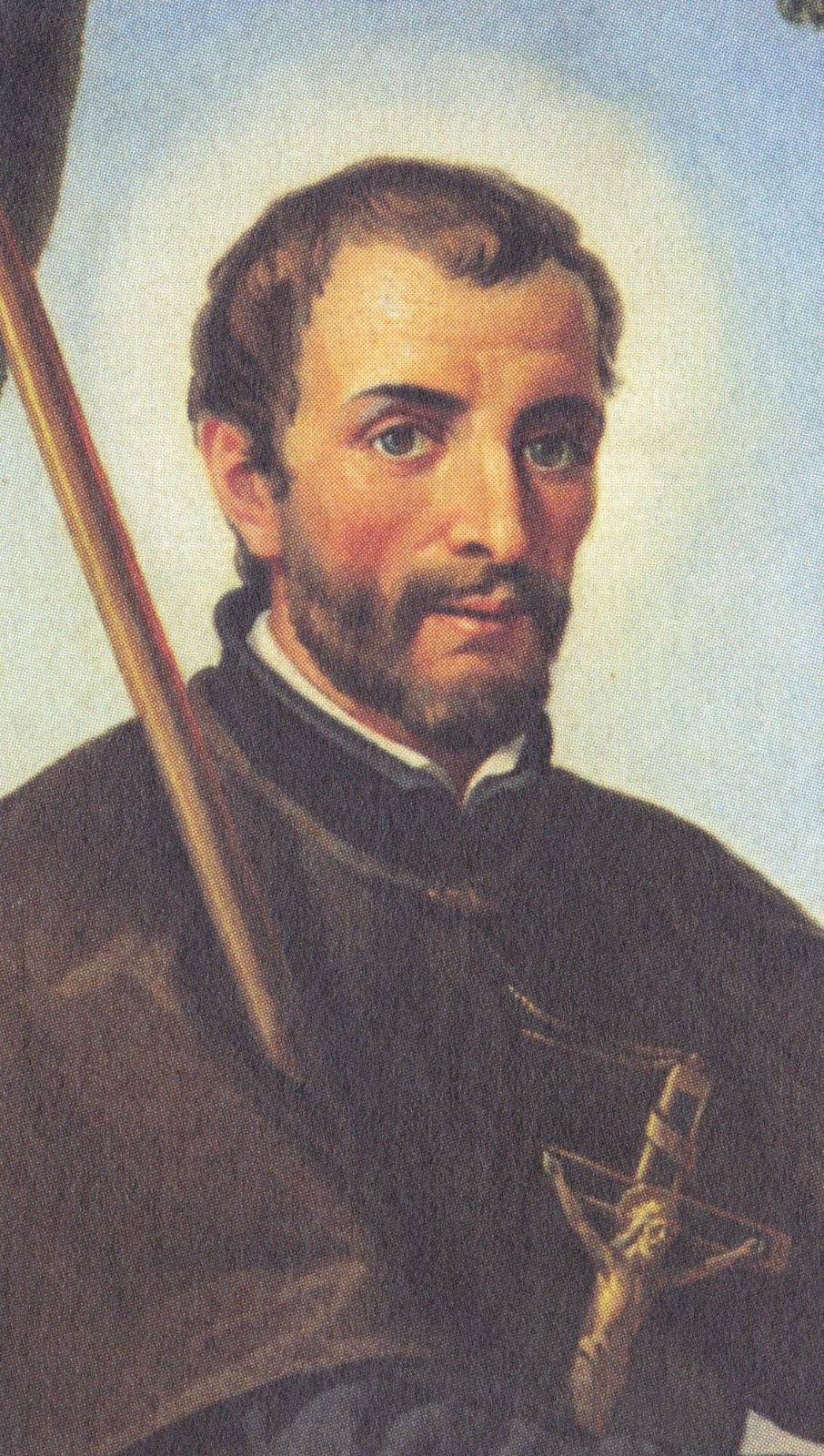 St Francis Xavier Medal Pendant Necklace 24″ Ball Chain Gift Box Prayer Card