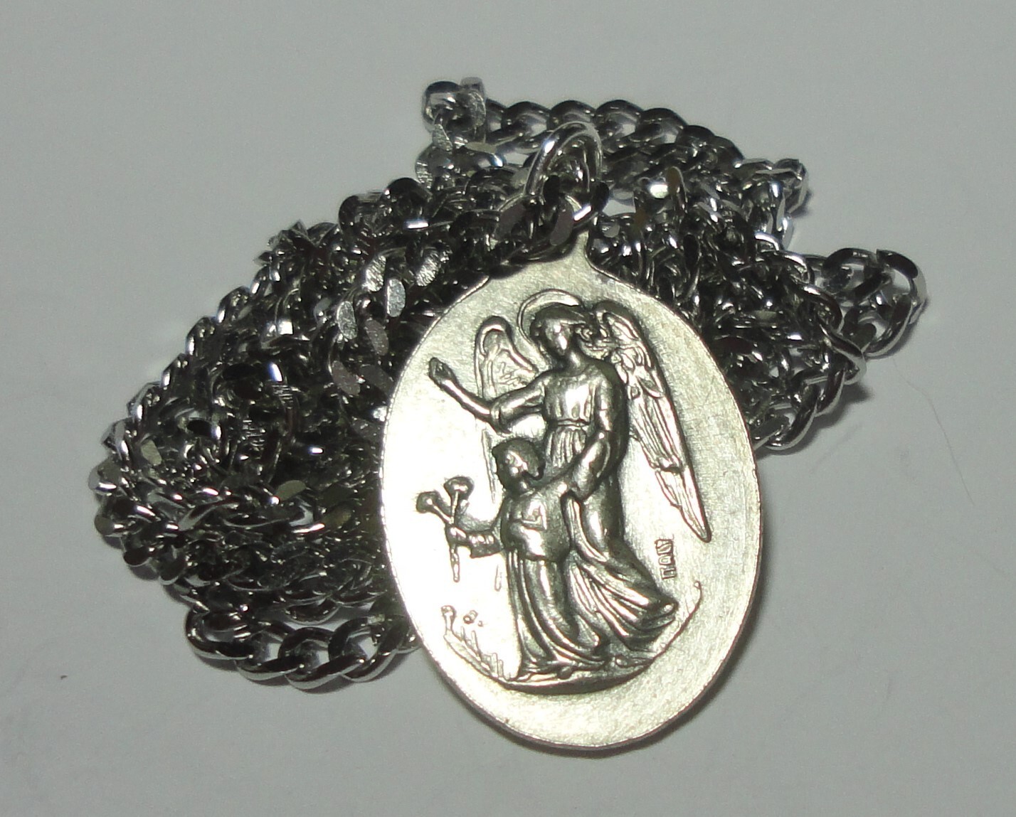 St Expeditis & Guardian Angel Holy Medal on 24″ Chain – Military Supply Officers