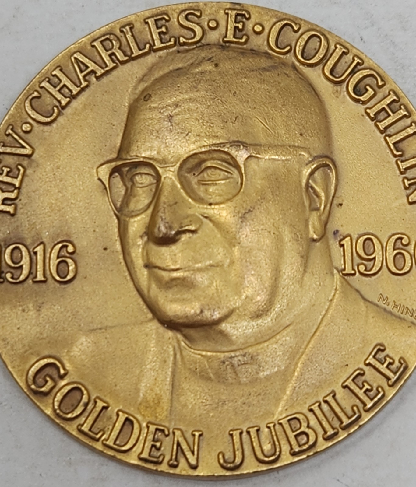 American Catholic Priest Charlies Coughlin 50th Anniversary Golden Jubilee Mich.