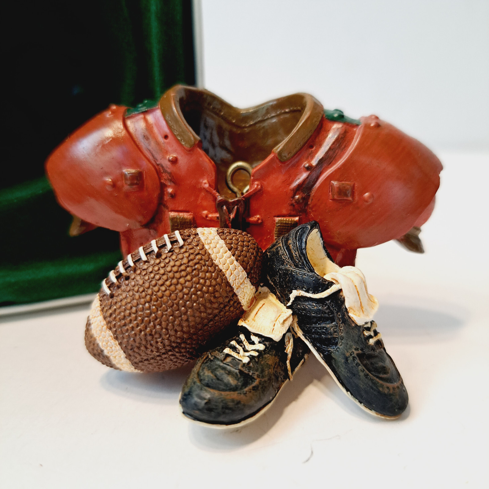 Russ Classic Memories Vintage Sports Ornament Football, Pads, & Cleats