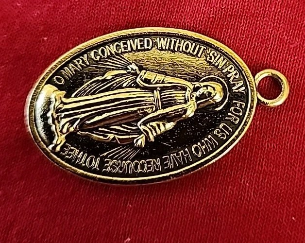 CHRISTIAN CATHOLIC 10 GOLD PLATED FOR SAINT MARY NEW