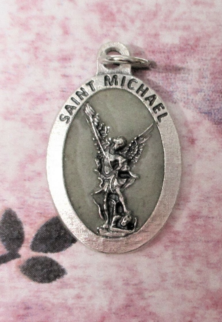 Saint Michael Premium 1 Inch Glow in the Dark Medal 2642
