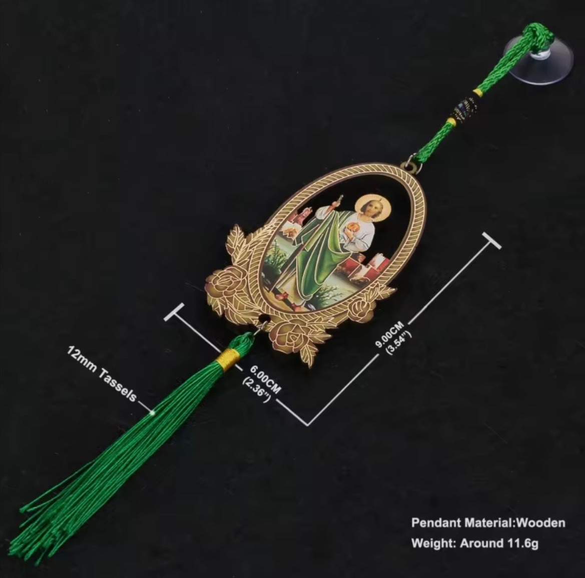 St. Jude Home Protector Cross Door Hanger Decor San Judas Tadeo Colgar