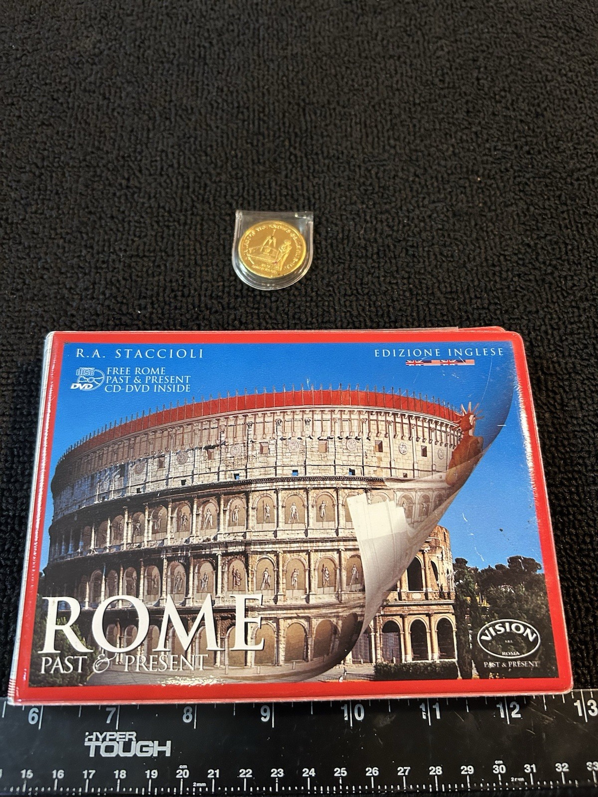 Our Lady of The Snows Rome Italy Belleville Ill 10th Anniversary Coin &Rome Book