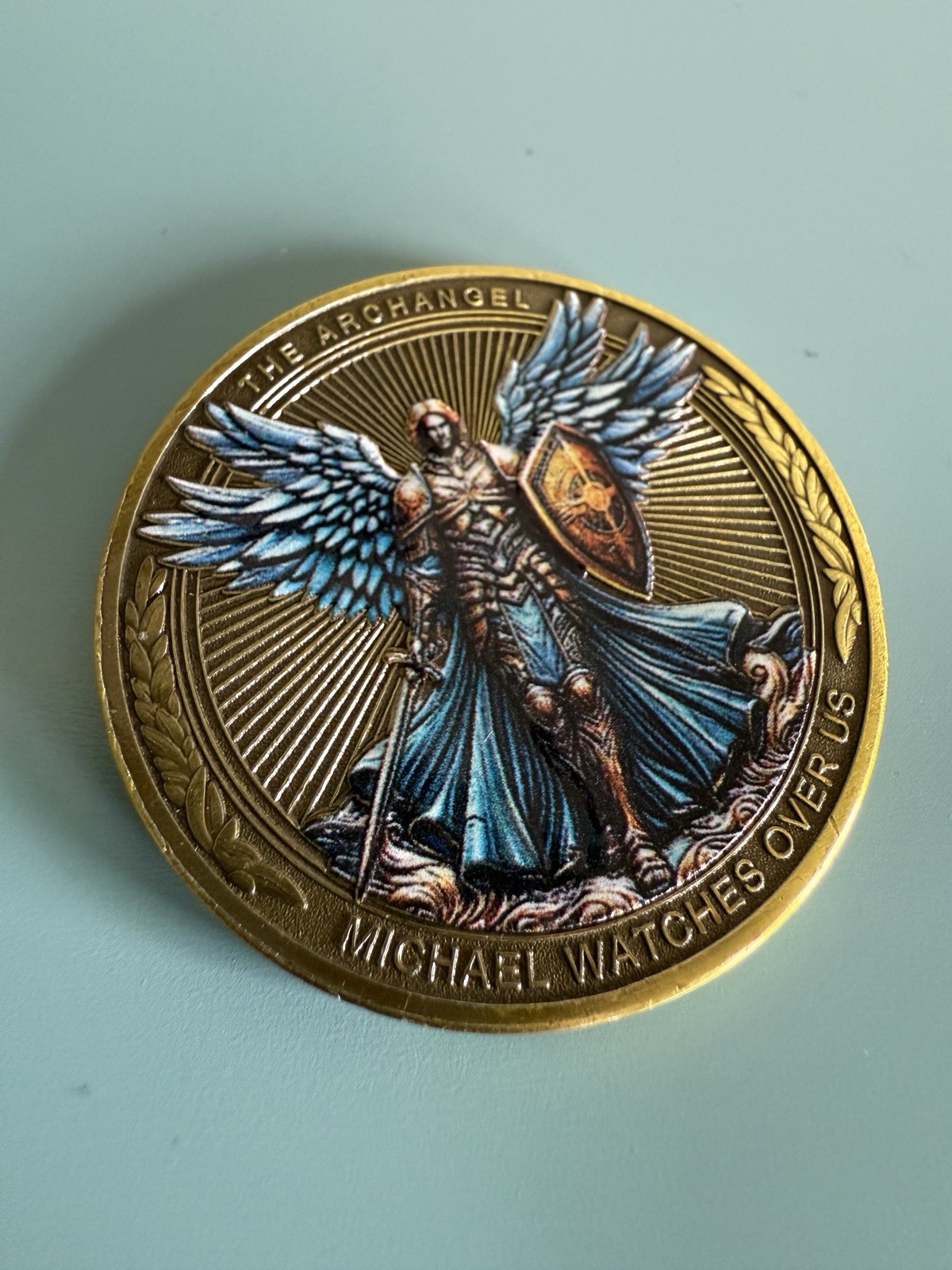 Archangel St Michael Challenge Coin USA Seller